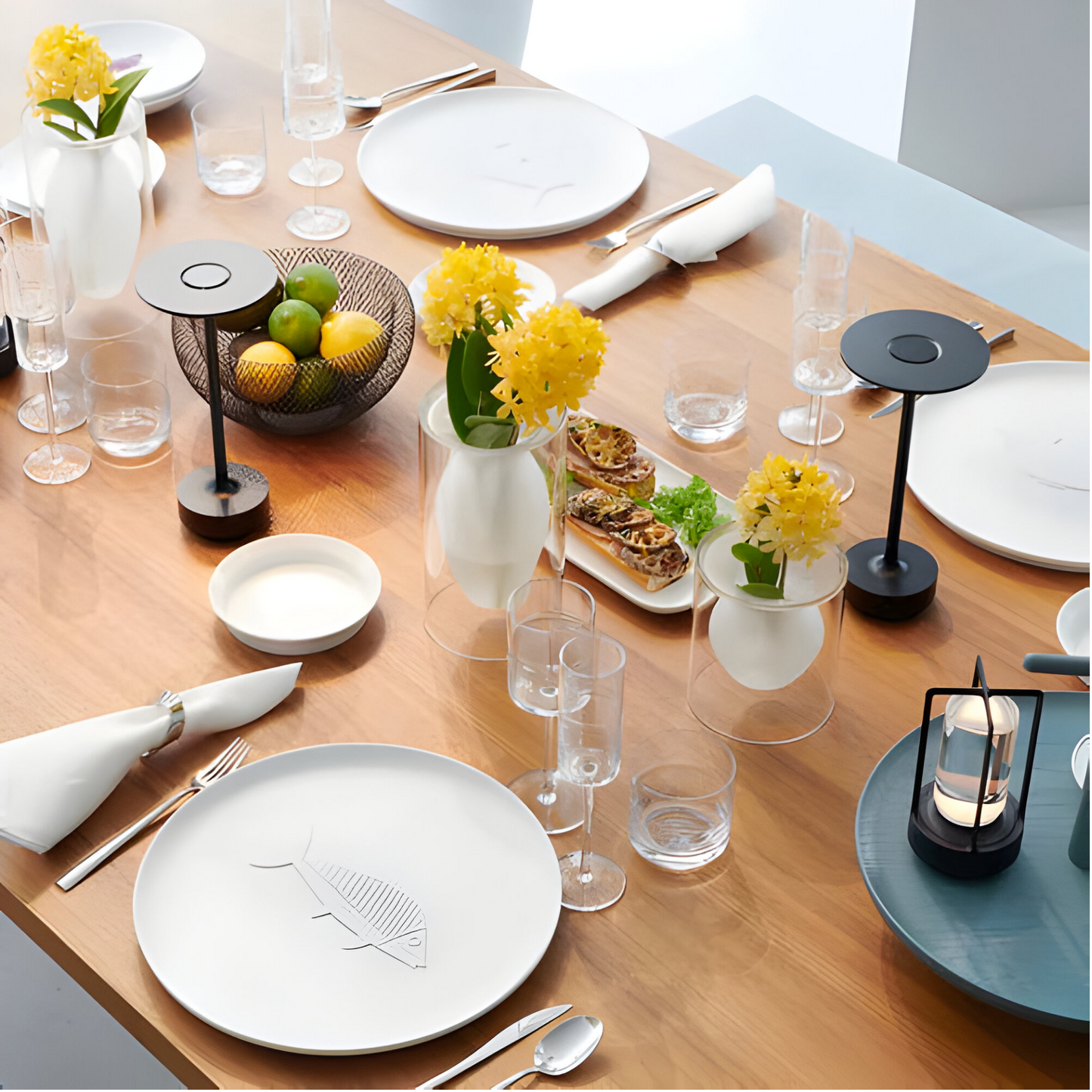 Draadloze Tafellamp met Touchbediening en Dimbare LED