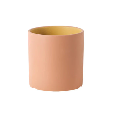 Keramische Bloempot met Glazuur en Drainagegat