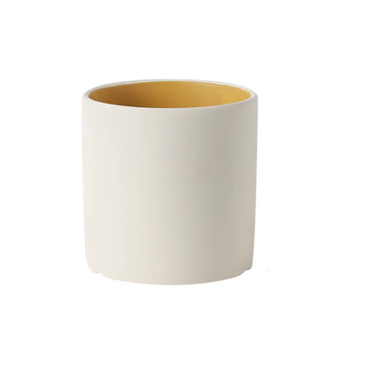 Keramische Bloempot met Glazuur en Drainagegat