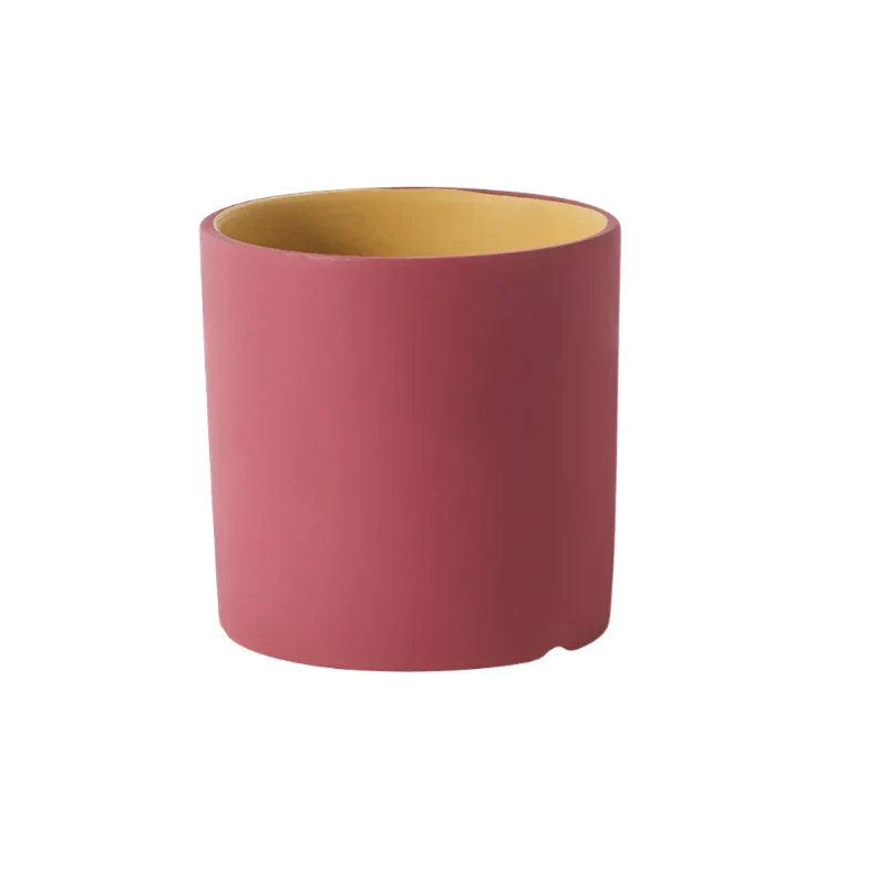 Keramische Bloempot met Glazuur en Drainagegat