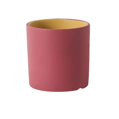 Keramische Bloempot met Glazuur en Drainagegat