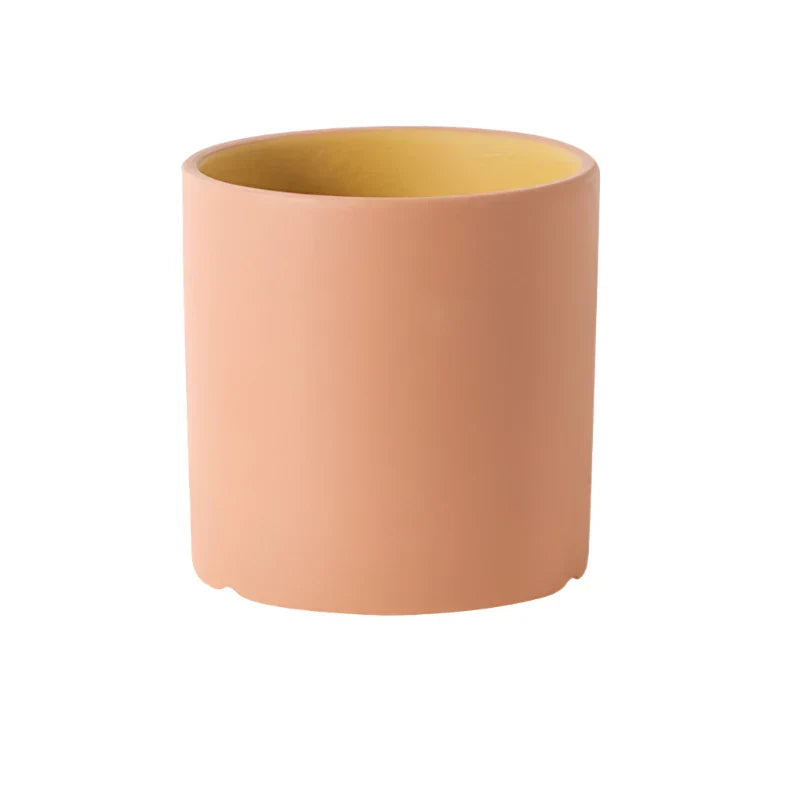 Keramische Bloempot met Glazuur en Drainagegat