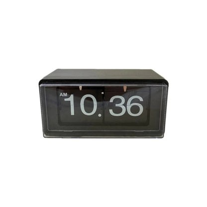 Klassieke tafelklok met retro bladomslagmechanisme