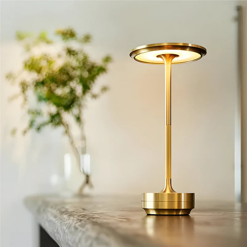 GlowLite – Draadloze Tafellamp met Luxe Touchbediening