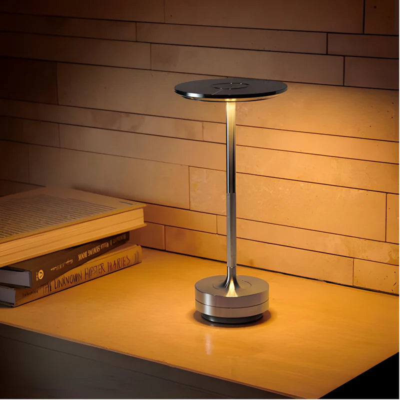 GlowLite – Draadloze Tafellamp met Luxe Touchbediening