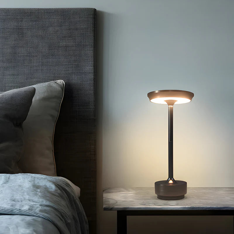 GlowLite – Draadloze Tafellamp met Luxe Touchbediening