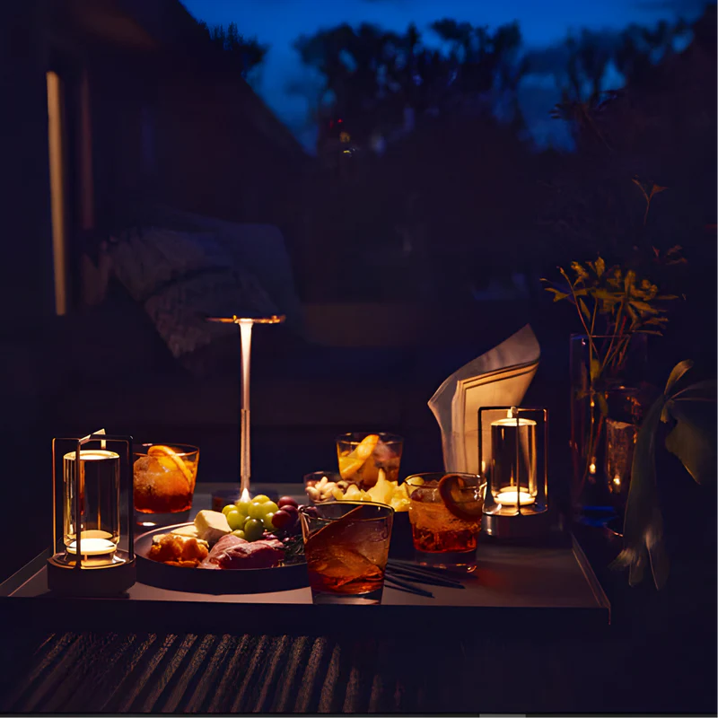 GlowLite – Draadloze Tafellamp met Luxe Touchbediening
