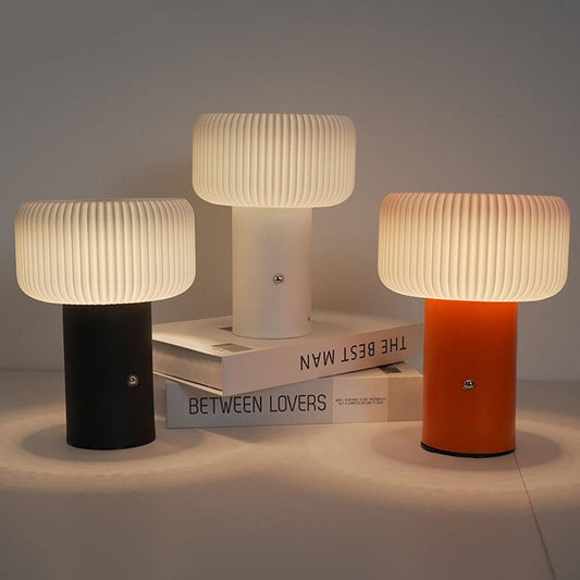 Tafellamp met Paddenstoeldesign en Dimbare LED Verlichting